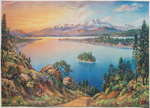 A Mountain Lake by Stanley H Walker